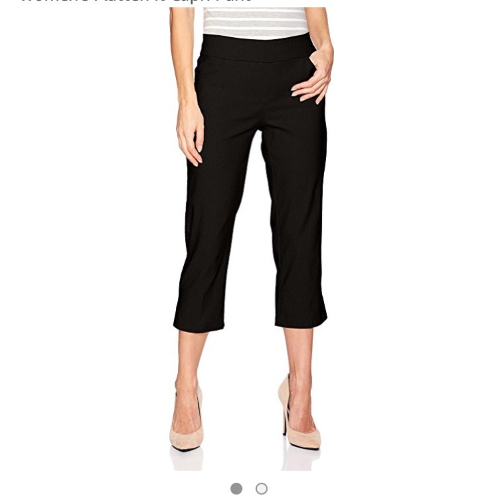 Tribal black capris